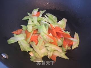 Stir-fried Broccoli Root recipe