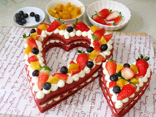 Deep Love [heart-to-heart Fruit Cake] recipe