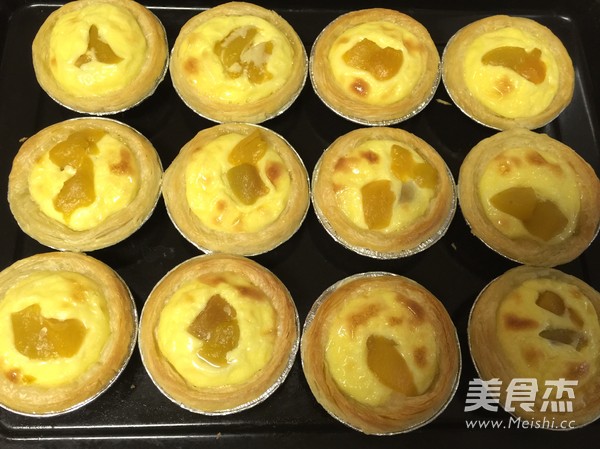 Yellow Peach Egg Tart recipe