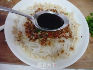 Garlic Vermicelli Enoki Mushroom recipe