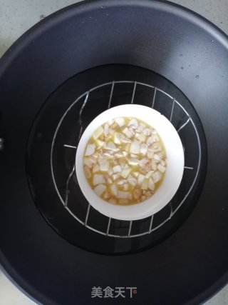 Mushroom Shrimp Steamed Egg recipe