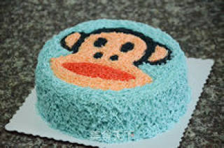 【big Mouth Monkey Cake】--- Cute Cartoon Cake (1) recipe