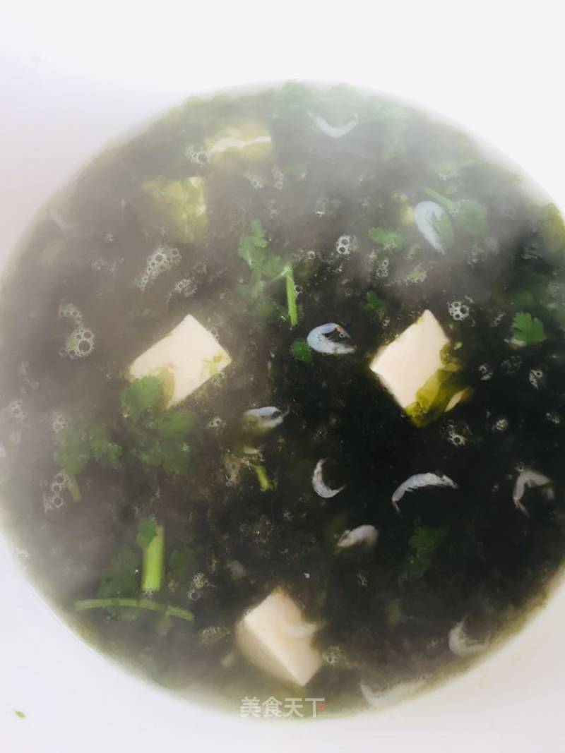 Seaweed Tofu Soup recipe