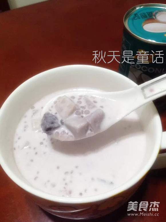 Purple Sweet Potato and Sago Sauce recipe
