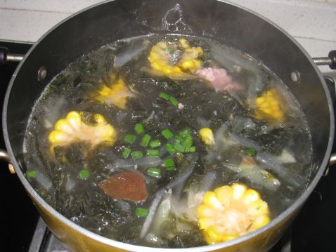 Corn Seaweed Squash Soup recipe