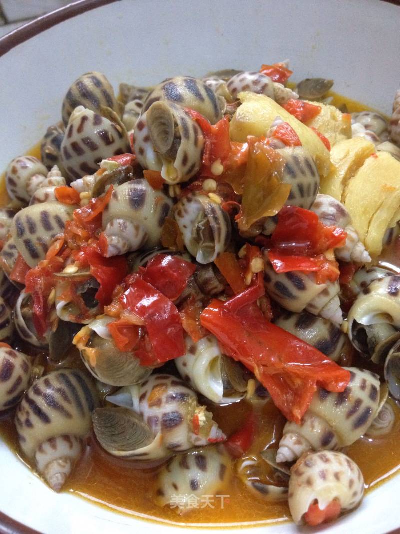 Chopped Pepper Snails recipe