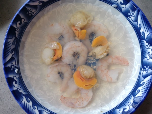 Preserved Egg Seafood Porridge recipe