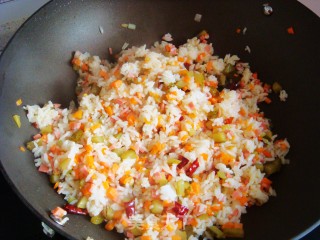 Sweet and Sour Cucumber Fried Rice recipe