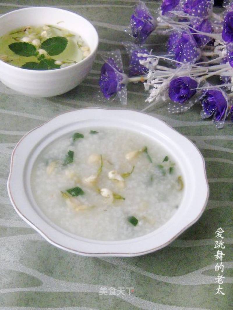 Jasmine Mint Glutinous Rice Porridge recipe