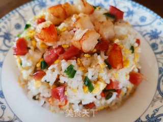 Fried Rice with Shrimp and Egg recipe