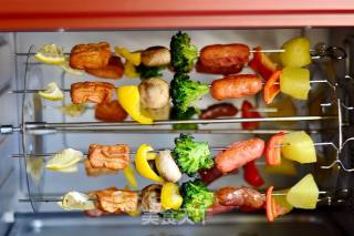 [colorful Miscellaneous Vegetables Randomly Skewers]——a Free Barbecue at Home in The Cold Season recipe