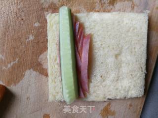 Ham Toast Roll recipe