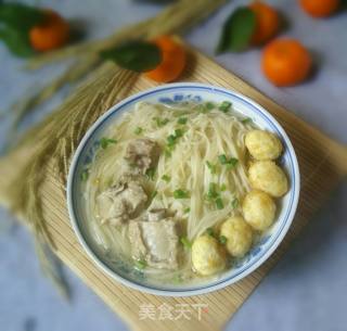 Pork Ribs Noodle Soup recipe