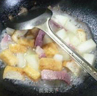 Double Melon with Oily Tofu and Bacon recipe
