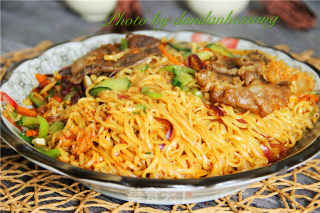 Fried Instant Noodles recipe