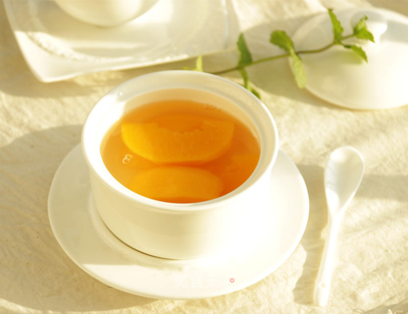 Canned Yellow Peach with Rock Sugar recipe