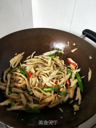 Shredded King Pleurotus recipe