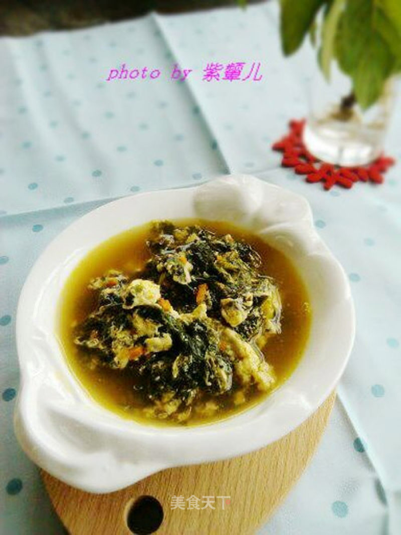 Egg Seaweed Soup recipe