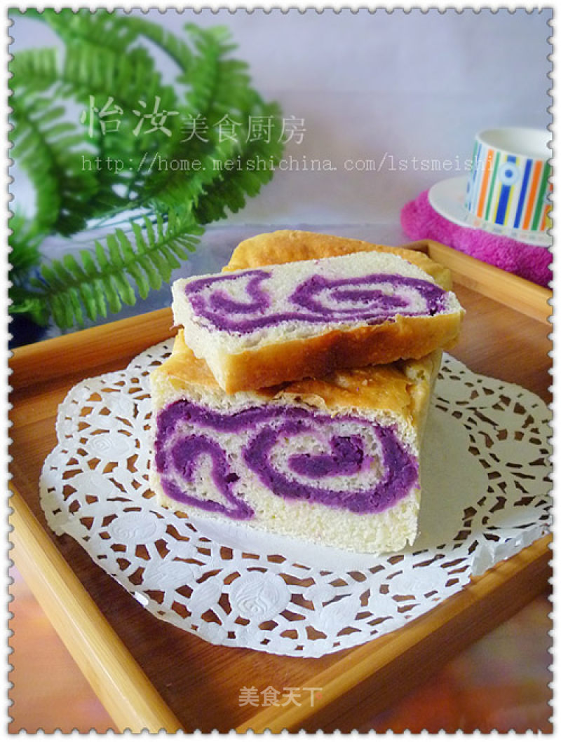 [yiru’s Private Baking] The Temptation of Purple Sweet Potato---purple Sweet Potato Sandwich Toast