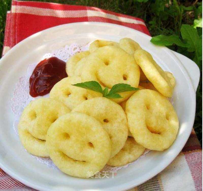 Smiley Potato Pancakes recipe