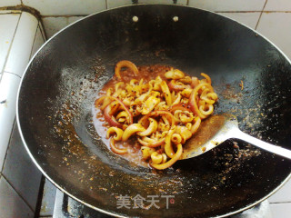 Stir-fried Cuttlefish with Korean Sauce recipe