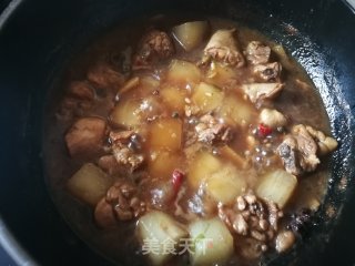 Braised Chicken Drumsticks with White Radish recipe