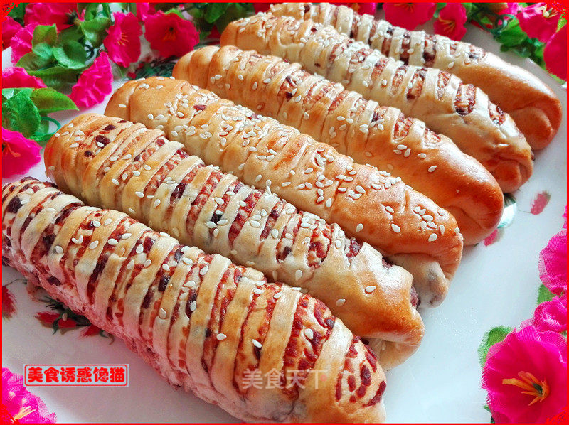 Bean Paste Bread Bars recipe