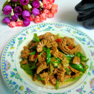 Stir-fried Kidney with Fresh Chili recipe