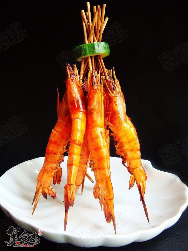 Grilled Shrimp Skewers with Black Pepper recipe