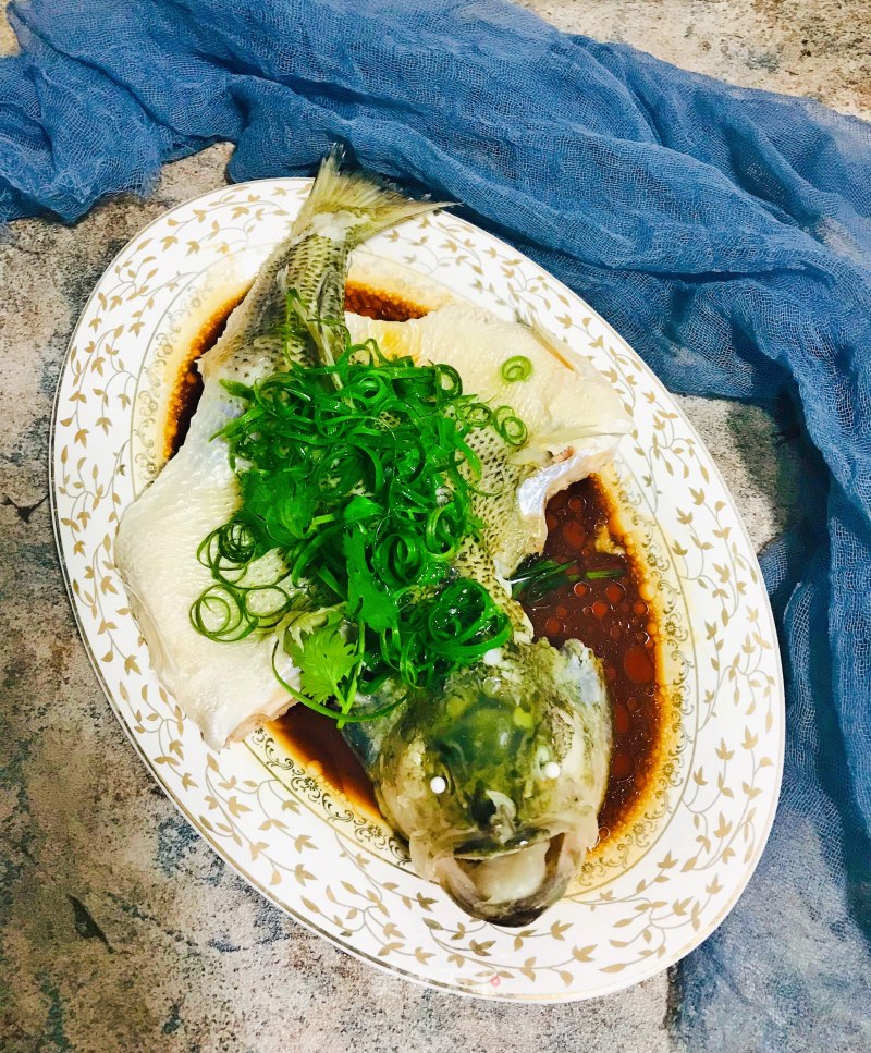 Steamed California Bass recipe