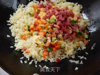 Fried Rice with Shrimp and Egg recipe