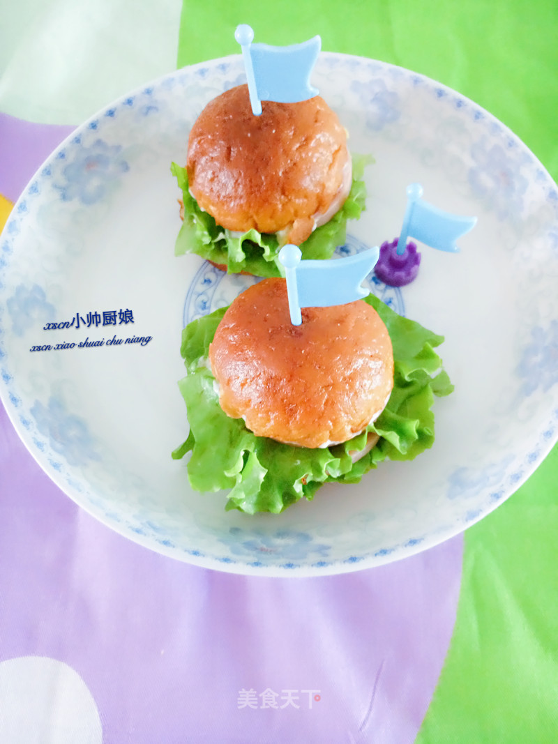 #the 4th Baking Contest Cum is Love to Eat Festival# Homemade Sausage Burger recipe