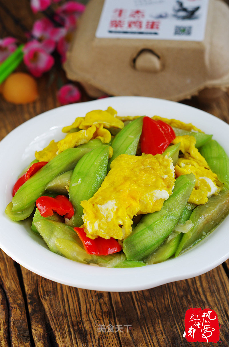 Fried Egg Gourd recipe