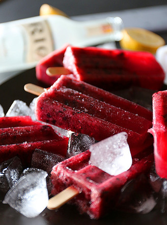 Peach Berry Popsicle