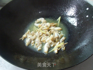 Leek Razor Clams recipe