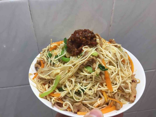 Lu San Fried Noodles recipe