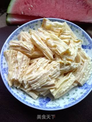 Mung Bean Sprouts Mixed with Yuba recipe