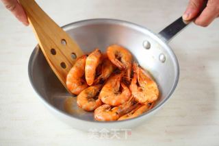 Shrimp with Scallion and Red Sauce recipe