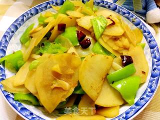 Green Pepper Potato Chips recipe