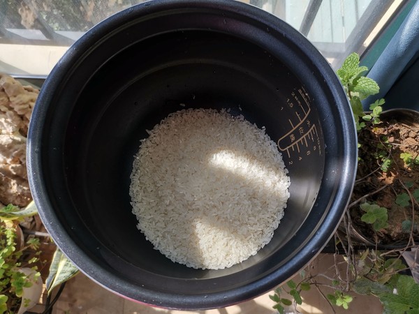 Polished Rice and Fruit Porridge recipe