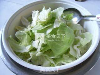 Stewed Persimmons with Green Cabbage recipe