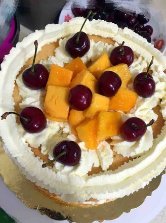 Fruit Sandwich Birthday Cake recipe