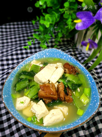 Cabbage Tofu Soup recipe