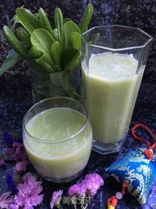 Apple Cucumber Soy Milk recipe