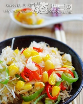 Coconut Vegetarian Fried Rice recipe