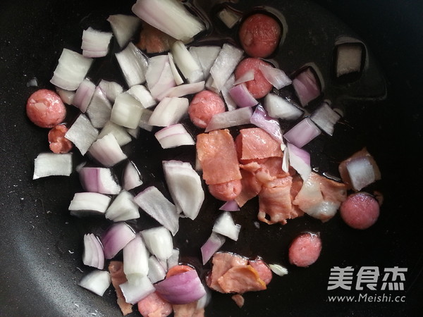 Fried Rice with Bacon and Chives recipe