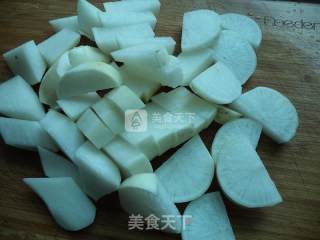 Spicy White Radish recipe