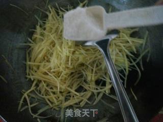 Green Pepper and Potato Shreds recipe