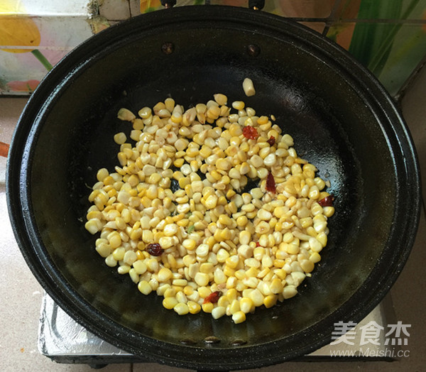 Corn Chicken with Oyster Sauce recipe