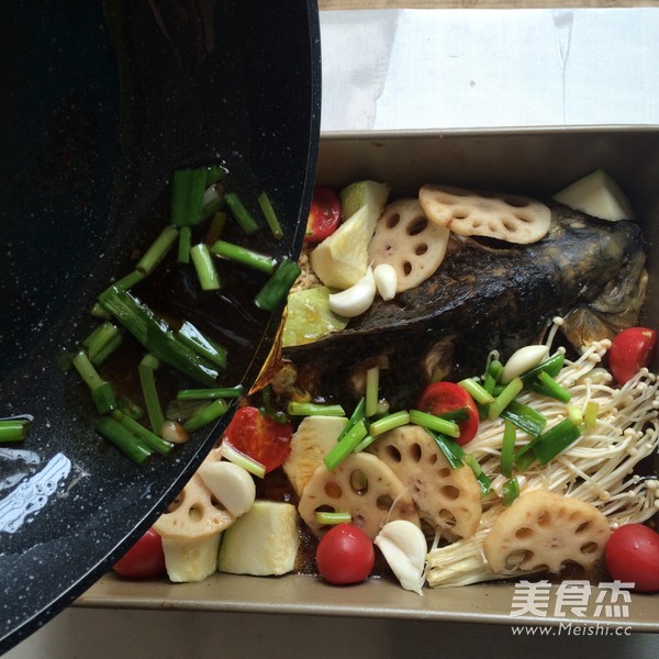 Grilled Fish with Vegetables recipe